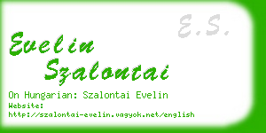 evelin szalontai business card